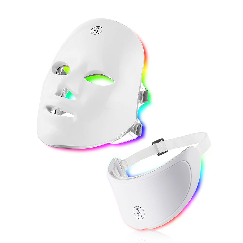 💡 Masque LED 7 Couleurs – Réjuvénation & Soin Complet du Visage